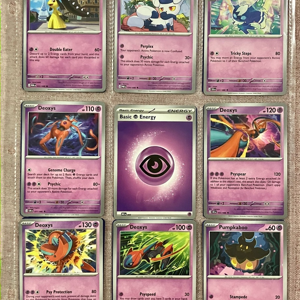 16x Mega Evolution Psychic Type Pokémon Cards 🔮